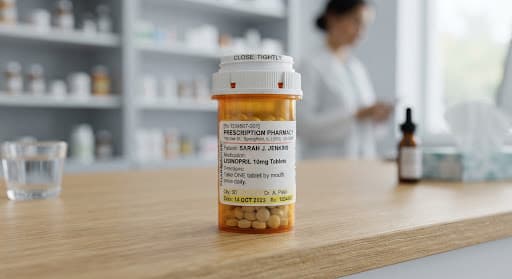 Prescription medication bottle